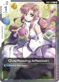 Overflowing Affection - Deck Build Box Freedom Ascension - Gundam Card Game card