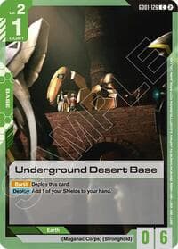 Underground Desert Base - Deck Build Box Freedom Ascension - Gundam Card Game card