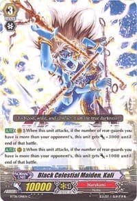 Black Celestial Maiden, Kali - BT08: Blue Storm Armada - Cardfight Vanguard card