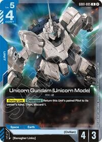 Unicorn Gundam (Unicorn Mode) - Deck Build Box Freedom Ascension - Gundam Card Game card