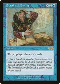 Stroke of Genius - Urza's Saga - Magic: The Gathering card
