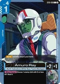 Amuro Ray - Deck Build Box Freedom Ascension - Gundam Card Game card