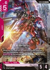 Sinanju - Deck Build Box Freedom Ascension - Gundam Card Game card