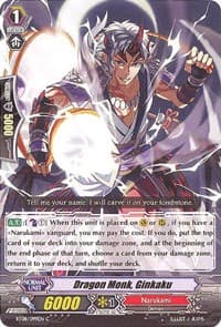Dragon Monk, Ginkaku - BT08: Blue Storm Armada - Cardfight Vanguard card