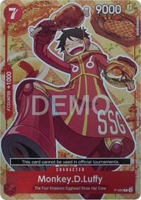 Monkey.D.Luffy - P-080 - One Piece Demo Deck Cards - One Piece Card Game card