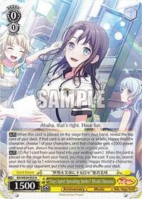 "Days Spent Spreading Smiles" Misaki Okusawa - BanG Dream! 10th Anniversary! Premium Booster - Weiss Schwarz card