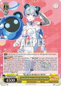 "Leap Beyond Dreams and Reality" Ritsu Minetsuki - BanG Dream! 10th Anniversary! Premium Booster - Weiss Schwarz card