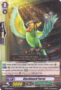 Blackboard Parrot - BT08: Blue Storm Armada - Cardfight Vanguard card
