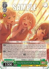 "Crimson Skies Beyond the Clouds" Himari Uehara - BanG Dream! 10th Anniversary! Premium Booster - Weiss Schwarz card