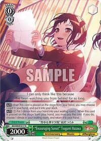 "Encouraging Sunset" Tsugumi Hazawa - BanG Dream! 10th Anniversary! Premium Booster - Weiss Schwarz card