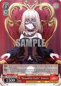 "Beautiful Dolls" Doloris - BanG Dream! 10th Anniversary! Premium Booster - Weiss Schwarz card