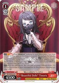 "Beautiful Dolls" Timoris - BanG Dream! 10th Anniversary! Premium Booster - Weiss Schwarz card