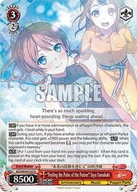 "Feeling the Pulse of the Future" Saya Yamabuki - BanG Dream! 10th Anniversary! Premium Booster - Weiss Schwarz card
