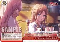 I'll Put an End to This - BanG Dream! 10th Anniversary! Premium Booster - Weiss Schwarz card