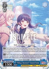 "Shibuya Adventure!" Tsukushi Futaba - BanG Dream! 10th Anniversary! Premium Booster - Weiss Schwarz card