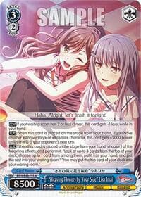 "Weaving Flowers by Your Side" Lisa Imai - BanG Dream! 10th Anniversary! Premium Booster - Weiss Schwarz card