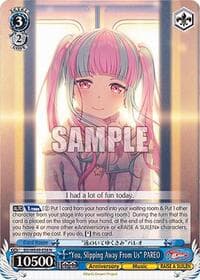 "You, Slipping Away From Us" PAREO - BanG Dream! 10th Anniversary! Premium Booster - Weiss Schwarz card