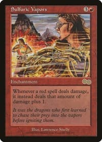 Sulfuric Vapors - Urza's Saga - Magic: The Gathering card