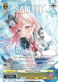 "Because We're Friends" Nanami Hiromachi (BDR) - BanG Dream! 10th Anniversary! Premium Booster - Weiss Schwarz card