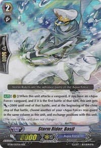 Storm Rider, Basil (SP) - BT08: Blue Storm Armada - Cardfight Vanguard card