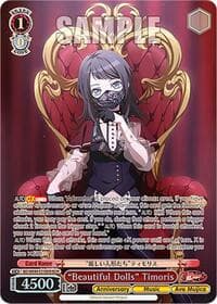"Beautiful Dolls" Timoris (BDR) - BanG Dream! 10th Anniversary! Premium Booster - Weiss Schwarz card