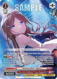 "The Calm Mediator" Soyo Nagasaki (BDR) - BanG Dream! 10th Anniversary! Premium Booster - Weiss Schwarz card