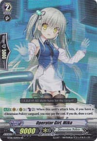 Operator Girl, Mika (SP) - BT08: Blue Storm Armada - Cardfight Vanguard card