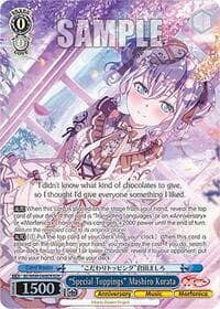 "Special Toppings" Mashiro Kurata (BDR) - BanG Dream! 10th Anniversary! Premium Booster - Weiss Schwarz card
