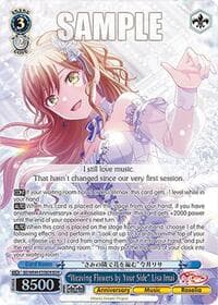"Weaving Flowers by Your Side" Lisa Imai (BDR) - BanG Dream! 10th Anniversary! Premium Booster - Weiss Schwarz card