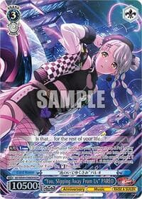 "You, Slipping Away From Us" PAREO (BDR) - BanG Dream! 10th Anniversary! Premium Booster - Weiss Schwarz card