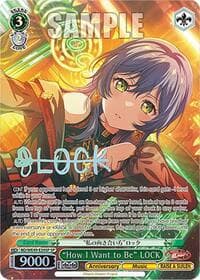 "How I Want to Be" LOCK (SP) - BanG Dream! 10th Anniversary! Premium Booster - Weiss Schwarz card