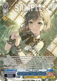 "Card Of Fate" Tomori Takamatsu (SP) - BanG Dream! 10th Anniversary! Premium Booster - Weiss Schwarz card