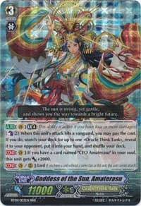 Goddess of the Sun, Amaterasu - BT09: Clash of Knights & Dragons - Cardfight Vanguard card