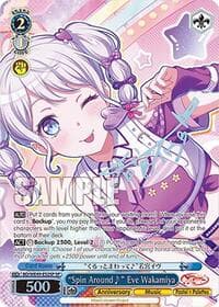 "Spin Around~" Eve Wakamiya (SP) - BanG Dream! 10th Anniversary! Premium Booster - Weiss Schwarz card