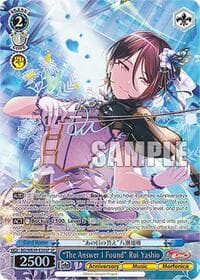 "The Answer I Found" Rui Yashio (SP) - BanG Dream! 10th Anniversary! Premium Booster - Weiss Schwarz card