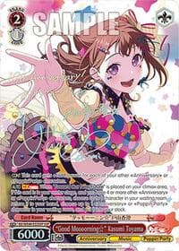 "Good Moooorning" Kasumi Toyama (SSP) - BanG Dream! 10th Anniversary! Premium Booster - Weiss Schwarz card