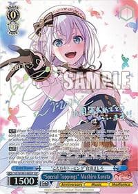 "Special Toppings" Mashiro Kurata (SSP) - BanG Dream! 10th Anniversary! Premium Booster - Weiss Schwarz card
