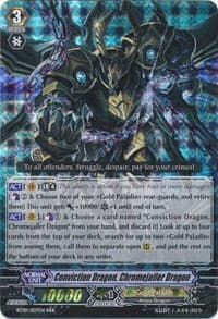 Conviction Dragon, Chromejailer Dragon - BT09: Clash of Knights & Dragons - Cardfight Vanguard card