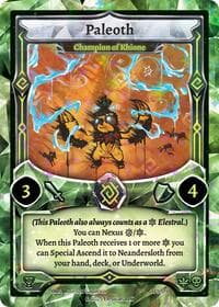 Paleoth - Champion of Khione - Organized Play Series 5 - Elestrals card