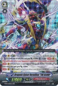 Dragonic Kaiser Vermillion "THE BLOOD" - BT09: Clash of Knights & Dragons - Cardfight Vanguard card