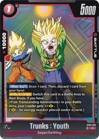 Trunks : Youth - ST01-013 - Story Booster 01 - Dragon Ball Super: Fusion World card