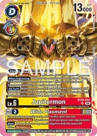 Jupitermon // Wide Plasmet - Timeless Bonds - Digimon Card Game card