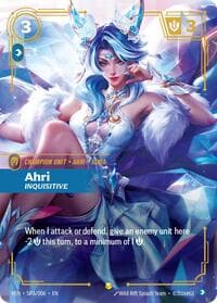 Ahri, Inquisitive - Vendetta - Riftbound: League of Legends Trading Card Game card