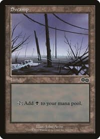 Swamp (342) - Urza's Saga - Magic: The Gathering card