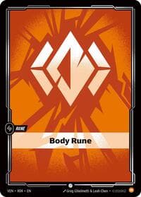 Body Rune - Vendetta - Riftbound: League of Legends Trading Card Game card