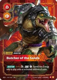 Renekton, Butcher of the Sands - Vendetta - Riftbound: League of Legends Trading Card Game card