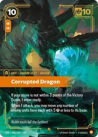 Corrupted Dragon - Vendetta - Riftbound: League of Legends Trading Card Game card