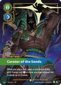 Nasus, Curator of the Sands (Overnumbered) - Vendetta - Riftbound: League of Legends Trading Card Game card