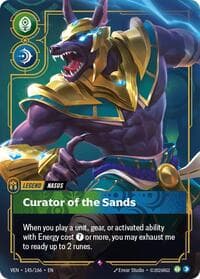 Nasus, Curator of the Sands - Vendetta - Riftbound: League of Legends Trading Card Game card