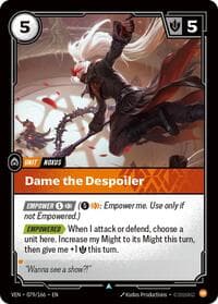 Dame the Despoiler - Vendetta - Riftbound: League of Legends Trading Card Game card